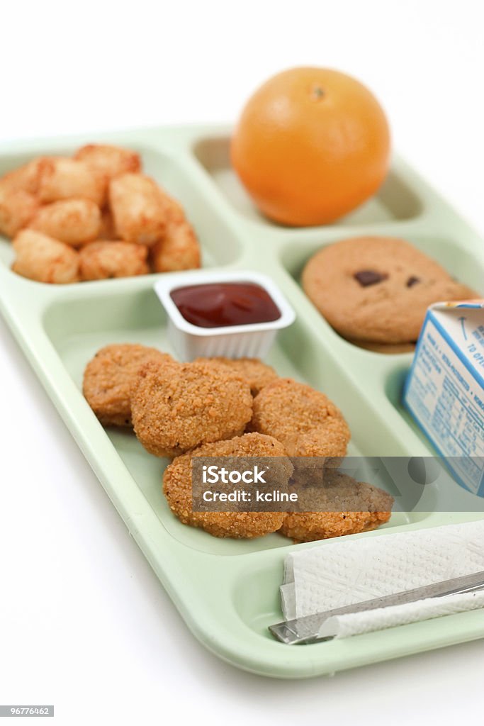 Merenda Escolar-Chicken Nuggets - Royalty-free Merenda Escolar Foto de stock