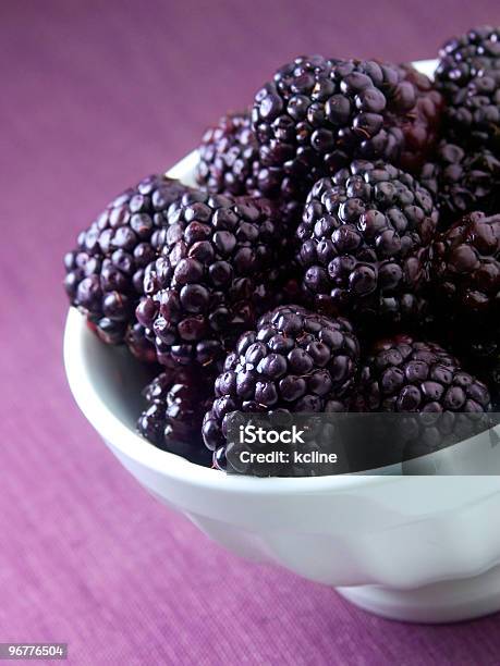 A Picture Of A Bowl Of Blackberries Stock Photo - Download Image Now - Berry Fruit, Blackberry - Fruit, Bowl