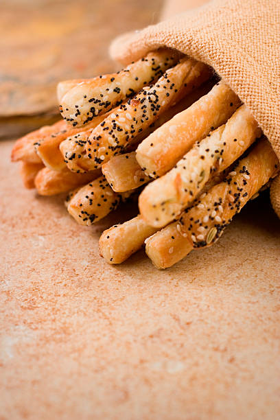 Artisanal Breadsticks Stock Photo - Download Image Now - Breadstick,  Artisanal Food and Drink, Bread - iStock