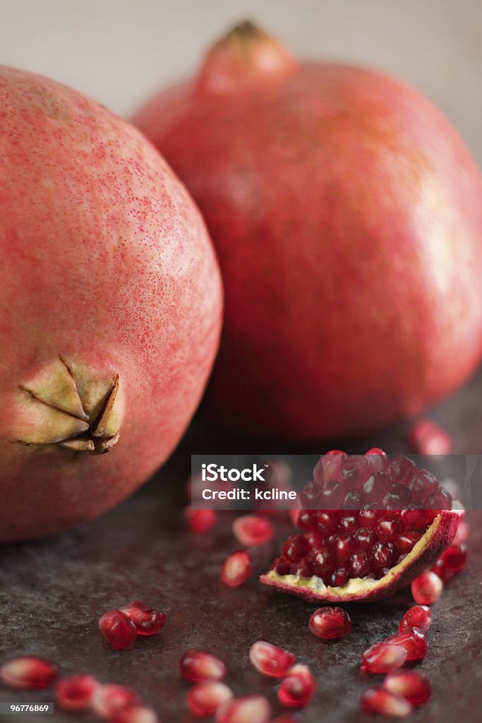 Garnet Pomegranate Fruit  Antioxidant Stock Photo