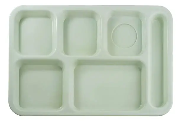 Photo of Empty School Lunch Tray