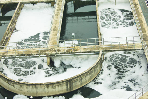 istock Water recycling on sewage treatment station 967772936