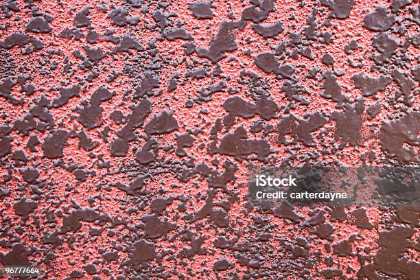 Esclusiva Rosso Muro Dipinto - Fotografie stock e altre immagini di Blocco di colore - Blocco di colore, Caratteristica architettonica, Colore ciliegia