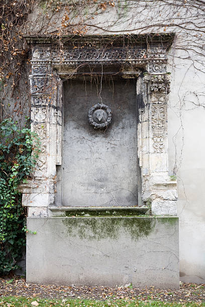 istock Old French fountain statue, Paris 96777746
