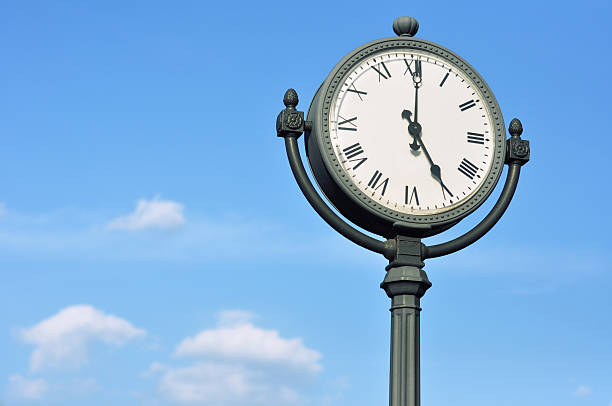 istock The big figured street clock 96778171