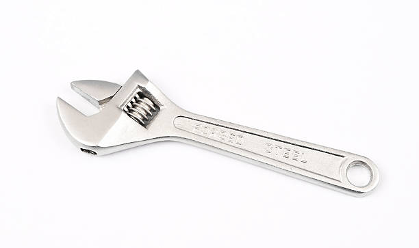 istock Stillson wrench on the white background 96778272