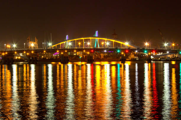 A beautiful bridge in Busan Harbor