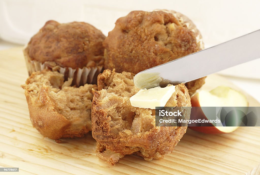 Whole wheat apple muffins  Apple - Fruit Stock Photo