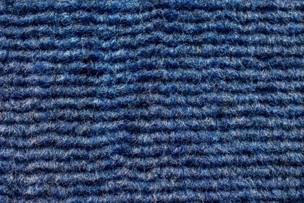 istock Wool Fabric Texture Background, Close Up Shot, Blue Navy Tone 967788822