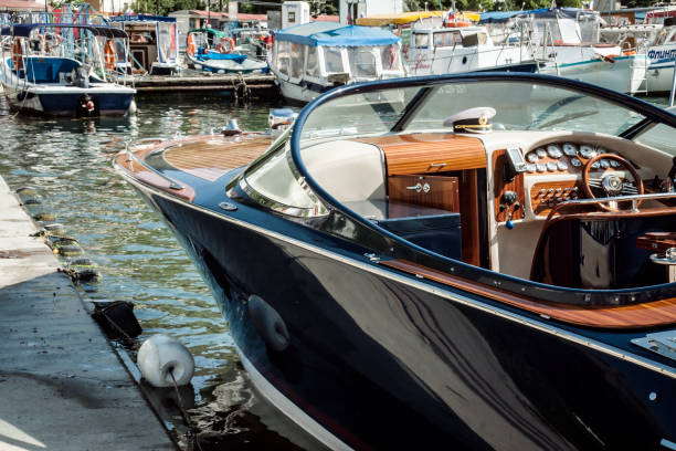 istock Sea, boat yacht at the pier 967802998