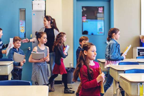 Enter Class Photo 800+ Entering Classroom Stock Photos, Pictures & Royalty-Free Images ...