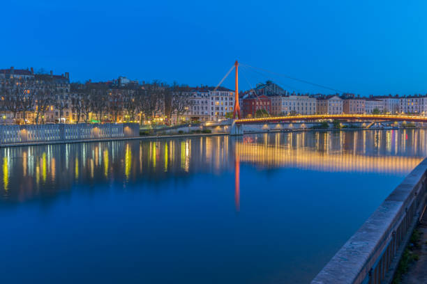 istock Lyon in France during Blue Hour 967808694