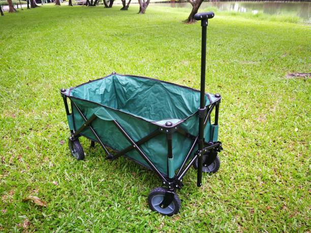 istock a green Cart for using in camping ltravel 967811406
