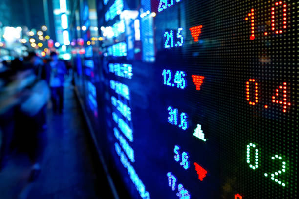 istock Hong Kong display stock market charts 967813376