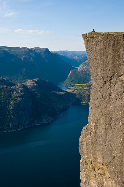 istock Rock Plateau Preikestolen (preaching Chair) in Norway 96781805
