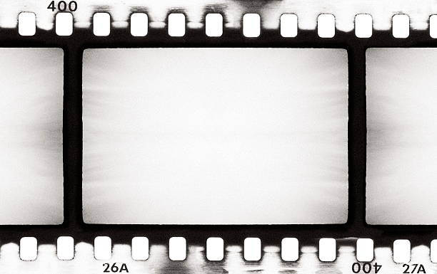 istock An old black and white film strip 96781986