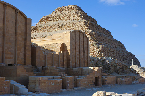 Saqqara Pyramid in Giza, Cairo, Eqypt