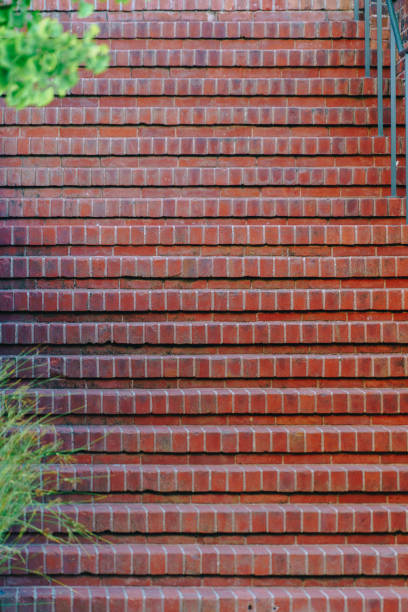 istock Brick brown stairs detail material 967830164
