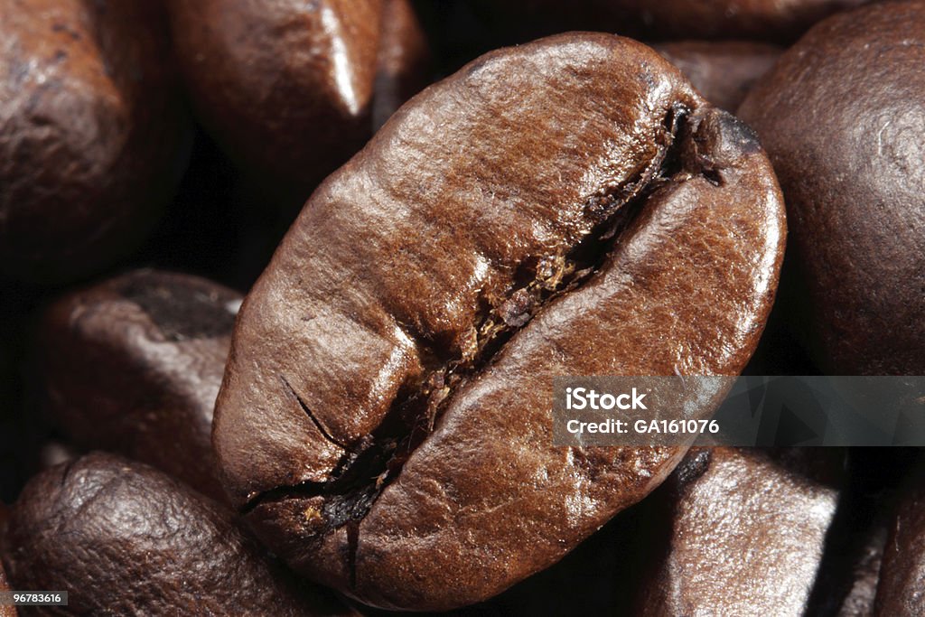 コーヒー豆 - カフェインのロイヤリティフリーストックフォト