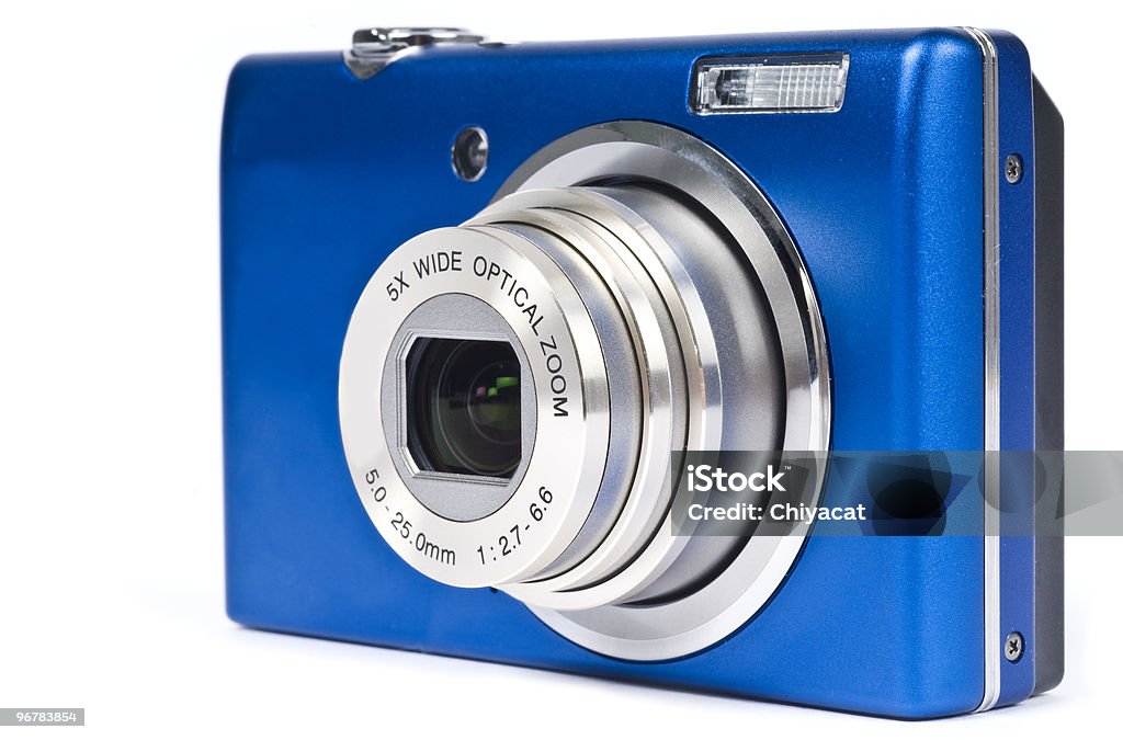 Small Point and Shoot Digital Camera  Camera - Photographic Equipment Stock Photo