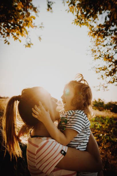 istock Mother and little daughter have fun 967868166