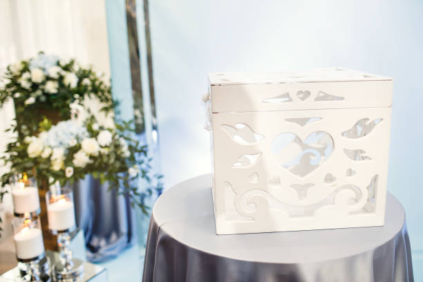 istock Wedding decoration, candle at the event or wedding party 967889204