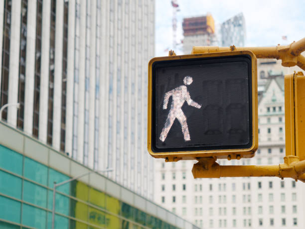 istock Pedestrian Crossing icon sign road 967902930