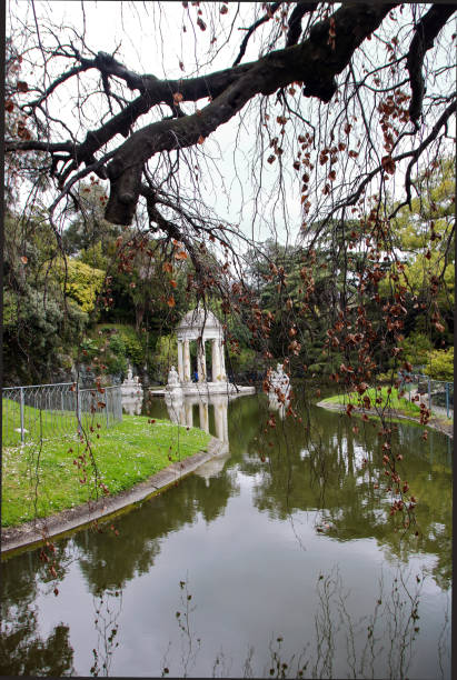 diana temple - diana pavilion imagens e fotografias de stock