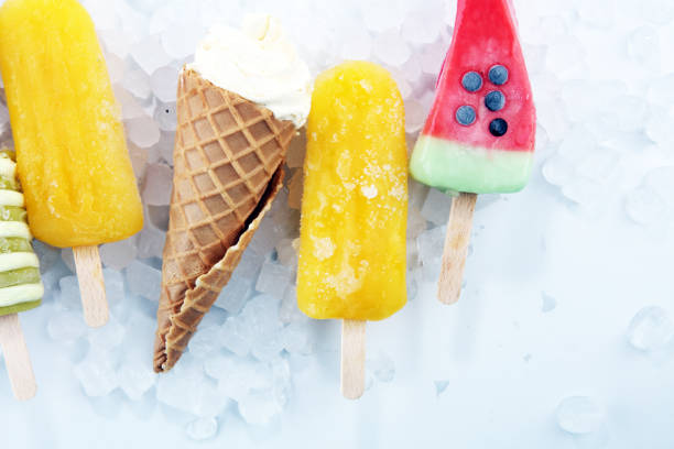 istock Vanilla frozen yogurt or soft ice cream in waffle cone. 967906264