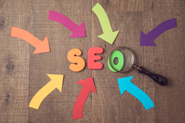istock Searching website and content by SEO ranking concept 967929474
