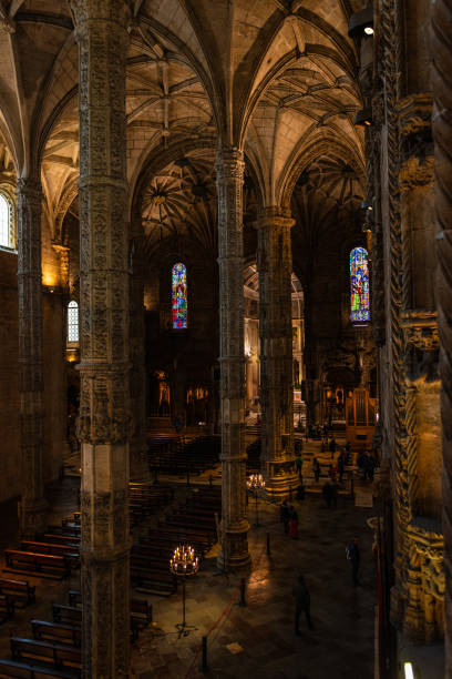istock Main nave of the Jeronimos Monastery church 967933740