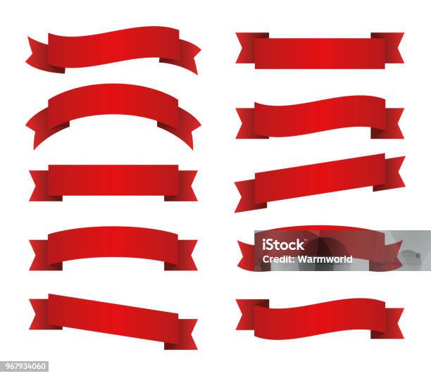 Red Vector Banner Ribbon Most Popular Stock Vector (Royalty Free)  1140863741