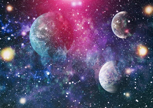 istock planets, stars and galaxies in outer space showing the beauty of space exploration. Elements furnished by NASA 967945552