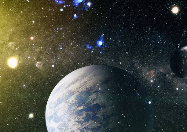 istock Colorful deep space. Universe concept background. Elements of this image furnished by NASA 967945816