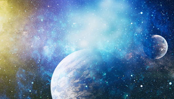 istock Colorful deep space. Universe concept background. Elements of this image furnished by NASA 967945938