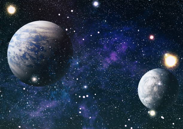 istock planets, stars and galaxies in outer space showing the beauty of space exploration. Elements furnished by NASA 967953554