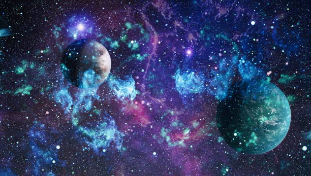 istock Colorful deep space. Universe concept background. Elements of this image furnished by NASA 967956668