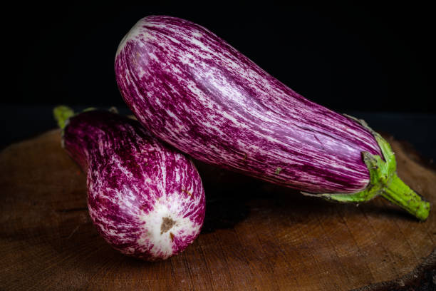istock striped purple aubergine 967959332
