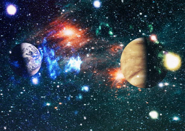 istock Colorful deep space. Universe concept background. Elements of this image furnished by NASA 967966338