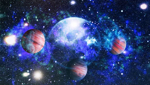 istock Colorful deep space. Universe concept background. Elements of this image furnished by NASA 967966608