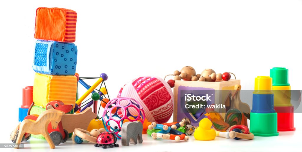 Baby toy accumulation Toy Stock Photo