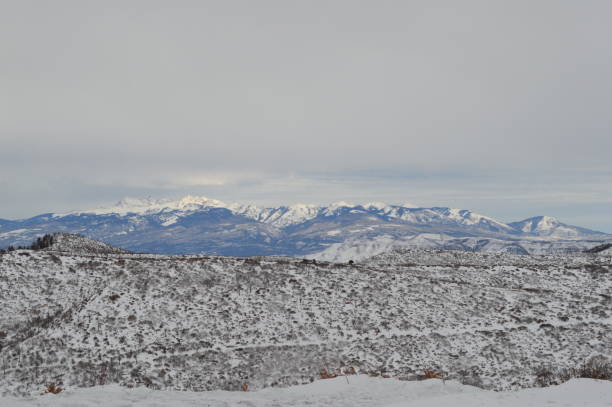 istock Snowy hill and mountains 967982532
