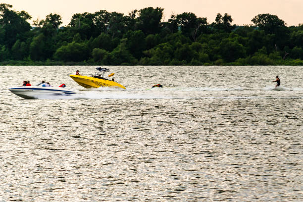 istock Yellow Boat on Lake 967993520