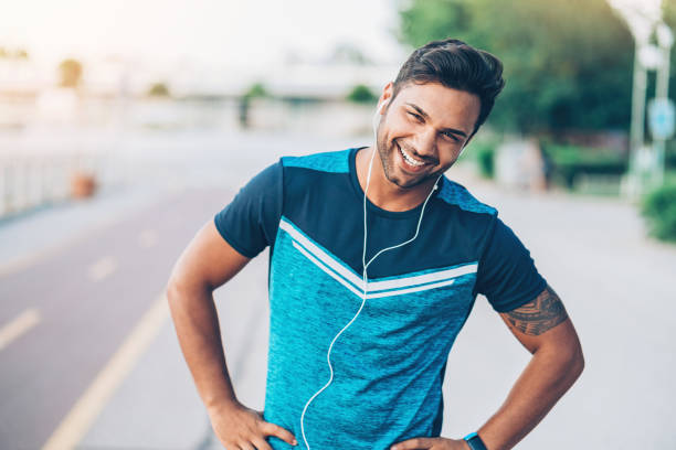 istock Smiling sportsman on the field 968003608