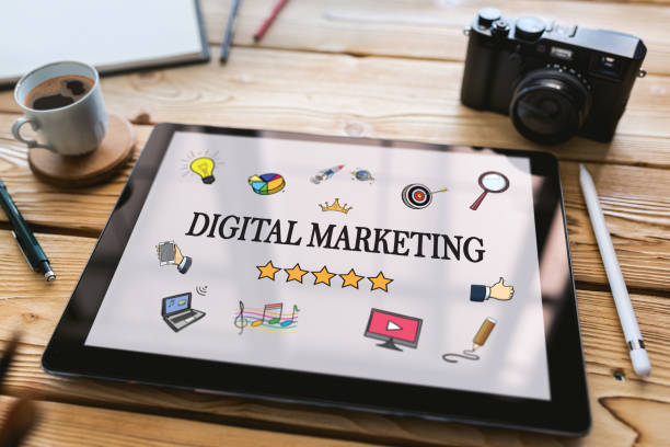 istock Digital Marketing Concept On Digital Tablet Screen 968011128
