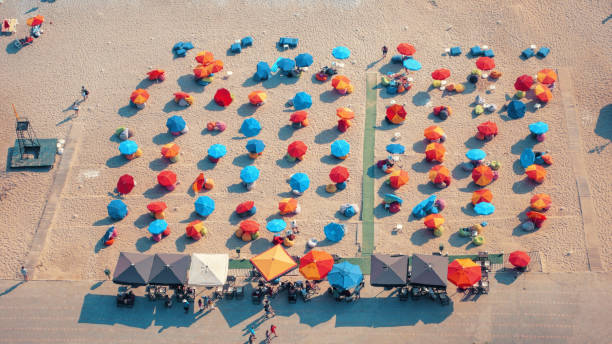 istock aegean beach from above with people 968028092