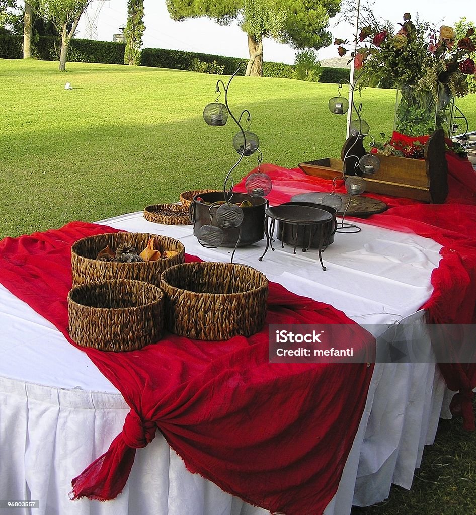 wedding reception buffet  Batik Stock Photo