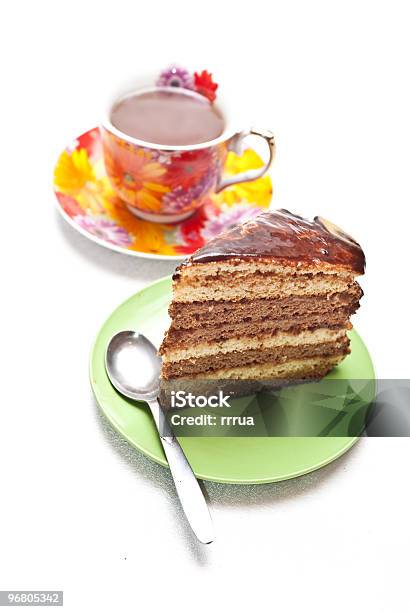 Kuchen Mit Tee Stockfoto und mehr Bilder von Braun - Braun, Dessert, Farbbild