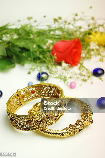 Beautiful Gold Bangles Stock Photo - Download Image Now - Art, Bangle, Beautiful People