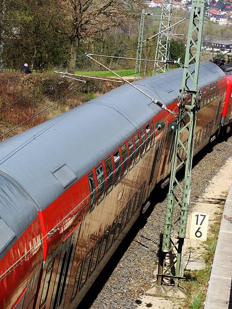 istock Train on the journey from Tübingen to Stuttgart 96806069